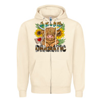 Sandshell just a little dramatic Zipper Hoodie - CowhideDigitalArt