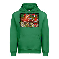 Emerald welcome ladybug gnome background Urban Hoodie - BarkalooDesign
