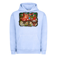 Pigment Grape Ice welcome ladybug gnome background Urban Hoodie - BarkalooDesign