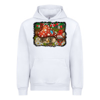 White welcome ladybug gnome background Urban Hoodie - BarkalooDesign