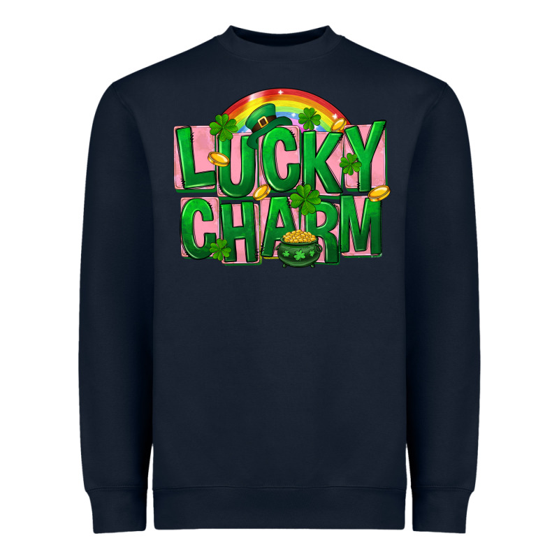 St Patricks Lucky Charm Heavyweight Sweatshirt by FaDigitalArtStudio | Teevron