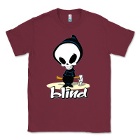 Burgundy Blind Skateboards TShirts Gift For Fans Classic Tee - lanVoArt