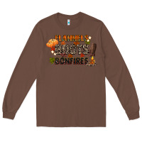 Chestnut flannels boots and bonfires Long Sleeve Tee - CowGirlArtShop