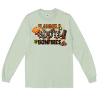 Matcha flannels boots and bonfires Long Sleeve Tee - CowGirlArtShop