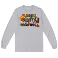 Moon Dust flannels boots and bonfires Long Sleeve Tee - CowGirlArtShop