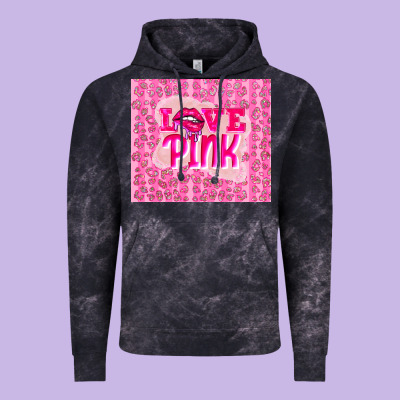 Love Pink Vintage Hoodie Designed By Tumblerdesignbyshophia