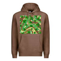 Chestnut shamrock leopard Premium Hoodie - RanaPortraitStore