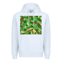 White shamrock leopard Premium Hoodie - RanaPortraitStore