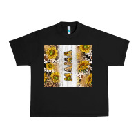 Western Mother's Day Mama With Cowhide And Sunflowers Tumbler Tbs Urban Heavy Tee | Teevron