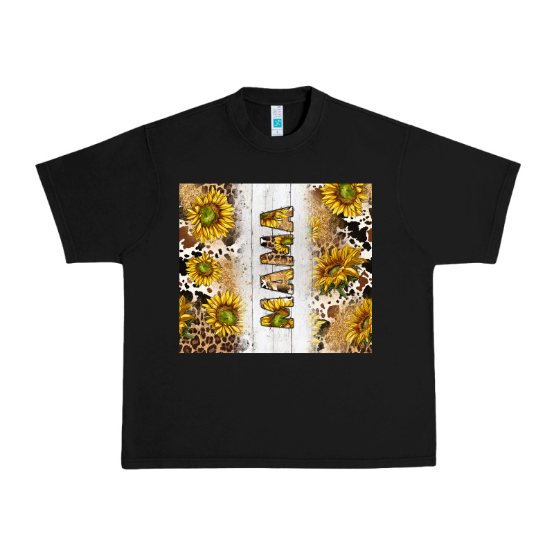 Western Mother's Day Mama With Cowhide And Sunflowers Tumbler Tbs Urban Heavy Tee by TumblerDesignByShophia | Teevron