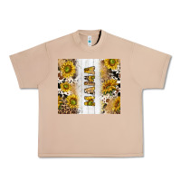 Burro western mother's day mama with cowhide and sunflowers tumbler tbs Urban Heavy Tee - TumblerDesignByShophia