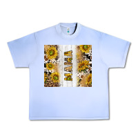Grape Ice western mother's day mama with cowhide and sunflowers tumbler tbs Urban Heavy Tee - TumblerDesignByShophia
