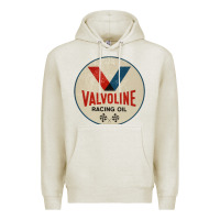 Oatmeal Heather valvoline racing sign Premium Hoodie - lanVoArt