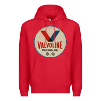 Red valvoline racing sign Premium Hoodie - lanVoArt