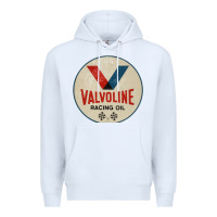 White valvoline racing sign Premium Hoodie - lanVoArt