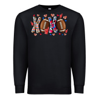 Black Xox Football Premium Sweatshirt - CowhideDigitalArt