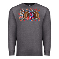 Charcoal Heather Xox Football Premium Sweatshirt - CowhideDigitalArt