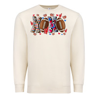 Sandshell Xox Football Premium Sweatshirt - CowhideDigitalArt