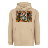 Mushroom cant be tamed Heavyweight Hoodie - RacoonDesign