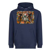 Navy cant be tamed Heavyweight Hoodie - RacoonDesign