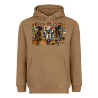 Toasted Coconut cant be tamed Heavyweight Hoodie - RacoonDesign