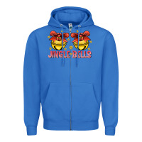 True Royal Jingle Bells Zipper Hoodie - CowhideDigitalArt