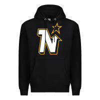 Black vintage minnesota hockey   retro north stars Premium Hoodie - lanVoArt