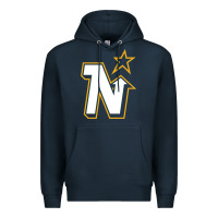 Navy vintage minnesota hockey   retro north stars Premium Hoodie - lanVoArt