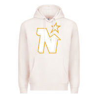 Pale Pink vintage minnesota hockey   retro north stars Premium Hoodie - lanVoArt