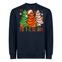 Tis' The Season Basketball Christmas Cakes Heavyweight Sweatshirt | Teevron