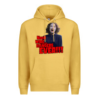 Antique Gold nooo wire hangers.. ever!!! vintage mommie dearest quote print Premium Hoodie - lanVoArt