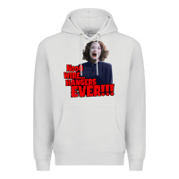 Dove Grey nooo wire hangers.. ever!!! vintage mommie dearest quote print Premium Hoodie - lanVoArt