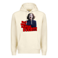 Sandshell nooo wire hangers.. ever!!! vintage mommie dearest quote print Premium Hoodie - lanVoArt