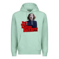 Seafoam nooo wire hangers.. ever!!! vintage mommie dearest quote print Premium Hoodie - lanVoArt