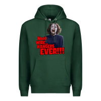 Sports Green nooo wire hangers.. ever!!! vintage mommie dearest quote print Premium Hoodie - lanVoArt