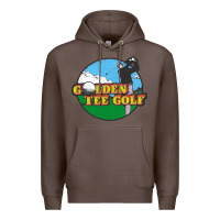 Coffee golden tee golf Premium Hoodie - lanVoArt