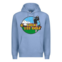 Colony Blue golden tee golf Premium Hoodie - lanVoArt
