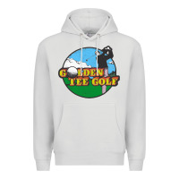 Dove Grey golden tee golf Premium Hoodie - lanVoArt