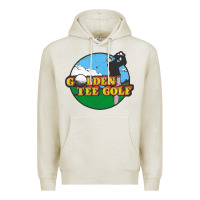 Oatmeal Heather golden tee golf Premium Hoodie - lanVoArt