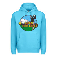 Ocean Blue golden tee golf Premium Hoodie - lanVoArt