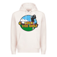 Pale Pink golden tee golf Premium Hoodie - lanVoArt