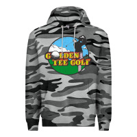 Slate Camo golden tee golf Premium Hoodie - lanVoArt
