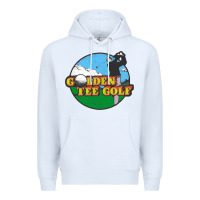 White golden tee golf Premium Hoodie - lanVoArt