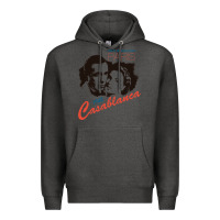 Charcoal Heather casablanca Premium Hoodie - lanVoArt