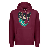 Burgundy pavement Premium Hoodie - lanVoArt