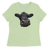Matcha Black Angus Heifer Ladies Tee - LillyAllenDesigns
