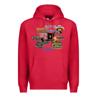 Cardinal cedar point roller coaster  designer Premium Hoodie - lanVoArt