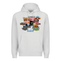Dove Grey cedar point roller coaster  designer Premium Hoodie - lanVoArt
