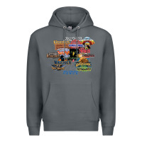 Rock cedar point roller coaster  designer Premium Hoodie - lanVoArt