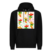 Black mexico seamless pattern Premium Hoodie - FaDigitalArtStudio
